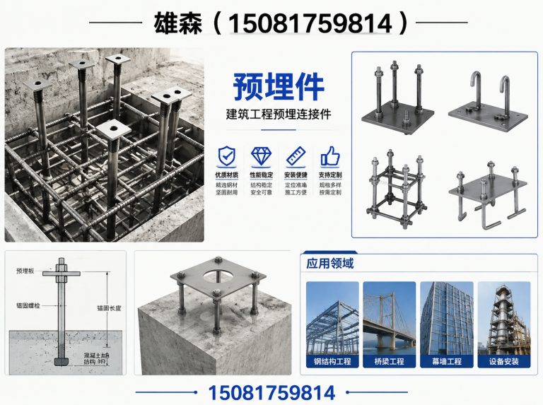 邯郸冀南新区预埋件展示图